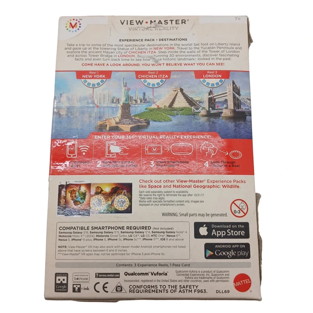 View-Master VR Starter Pack Lot of 3 – Includes Viewer Space & Destinations Set
